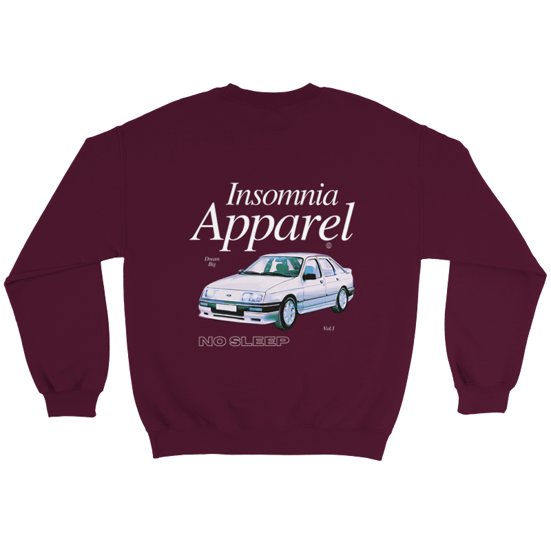 Unisex "Night Drives" Crewneck (Back Design)